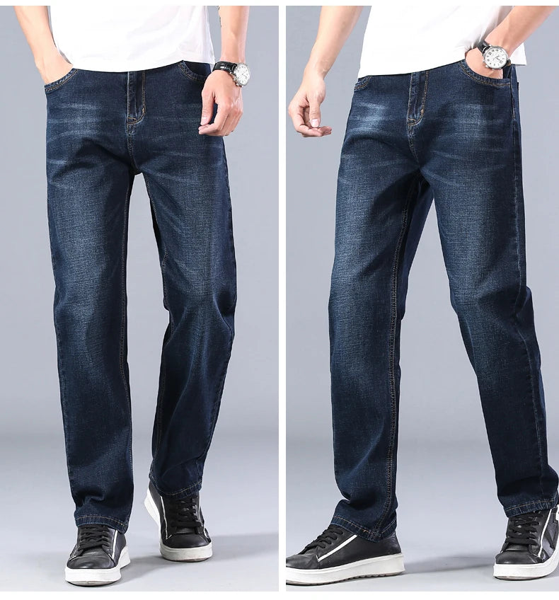 Men's Straight-leg Loose Classic Jeans