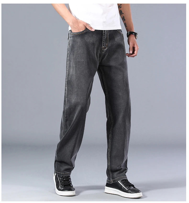 Men's Straight-leg Loose Classic Jeans