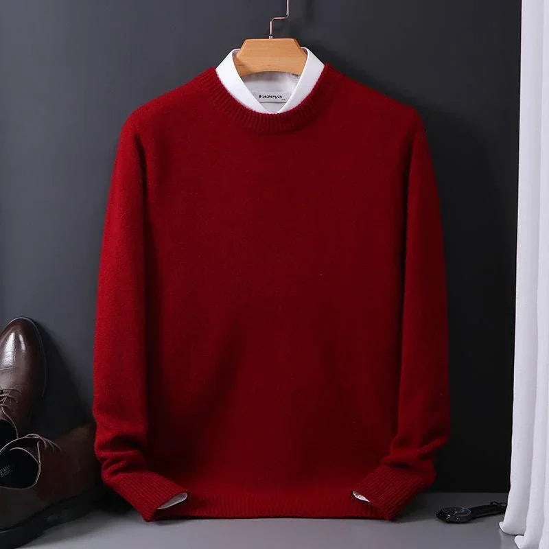 Cashmere Sweater O-neck Pullovers