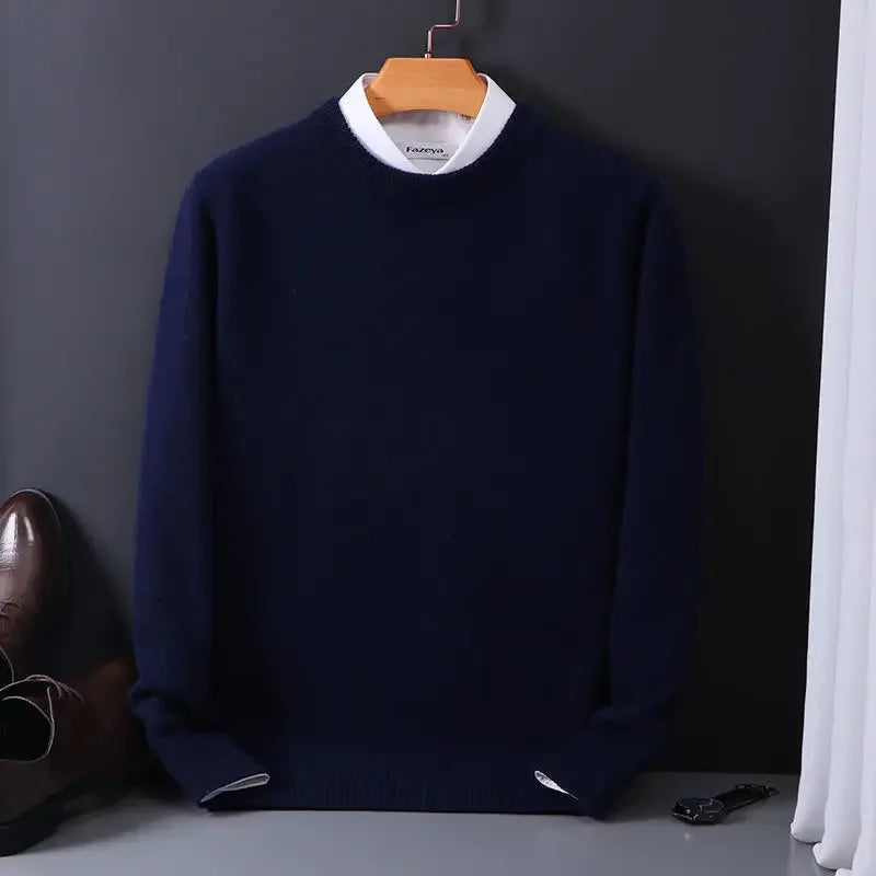 Cashmere Sweater O-neck Pullovers