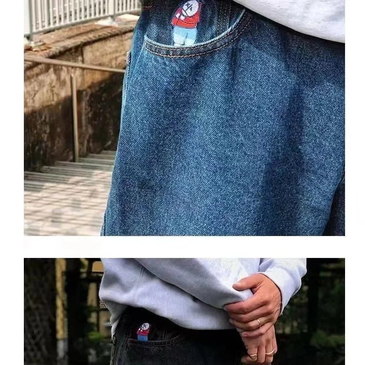 Men Streetwear Baggy Jeans