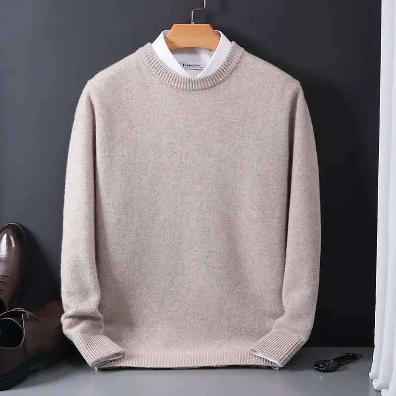 Cashmere Sweater O-neck Pullovers