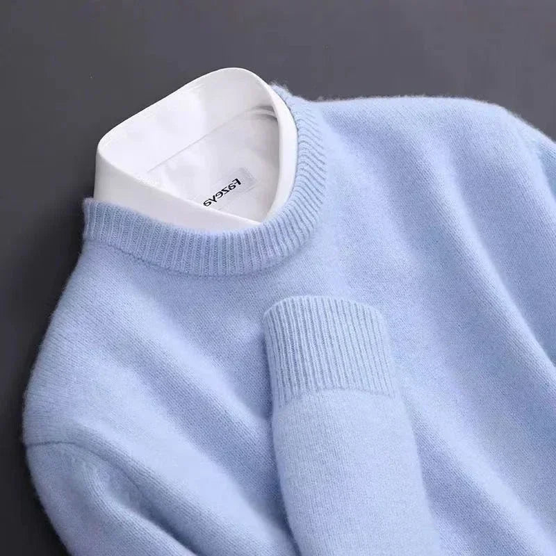 Cashmere Sweater O-neck Pullovers