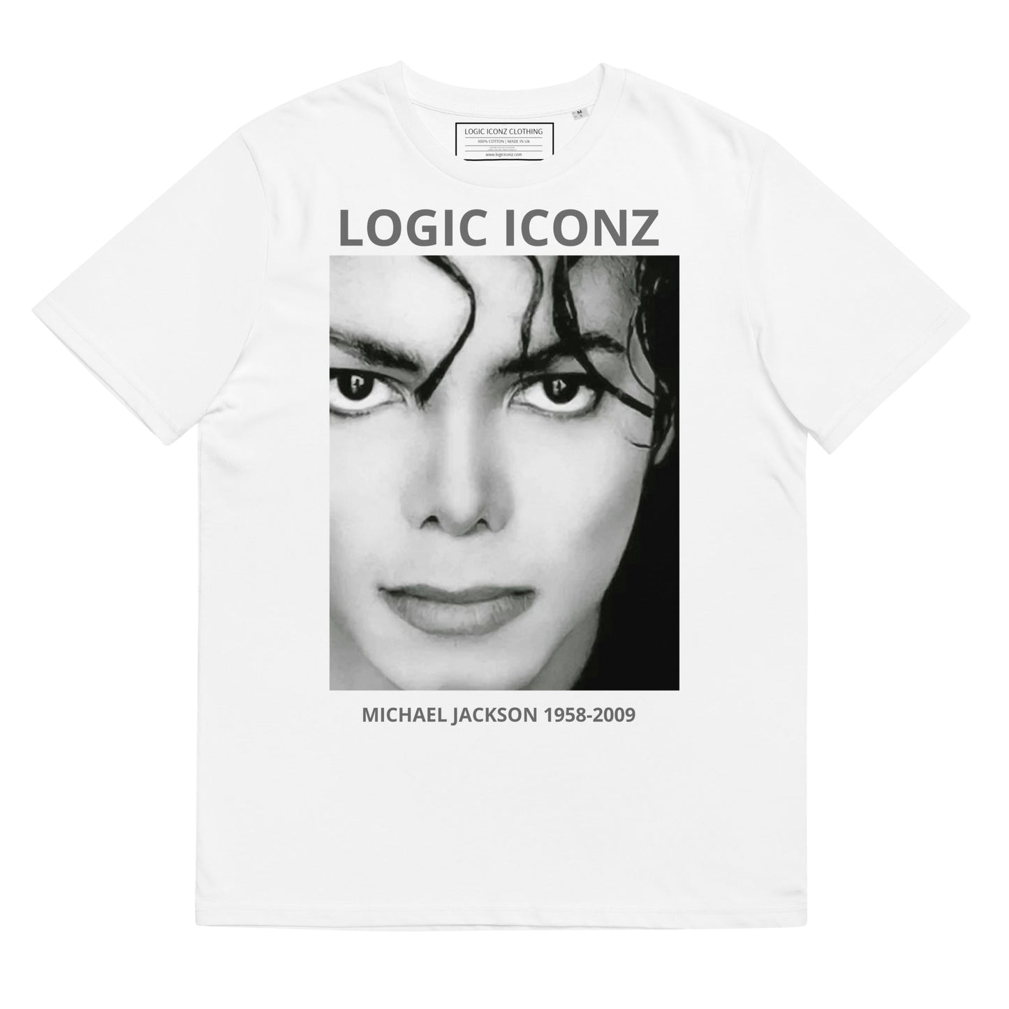 LOGIC ICONZ ( michael jackson ) Unisex organic cotton t-shirt